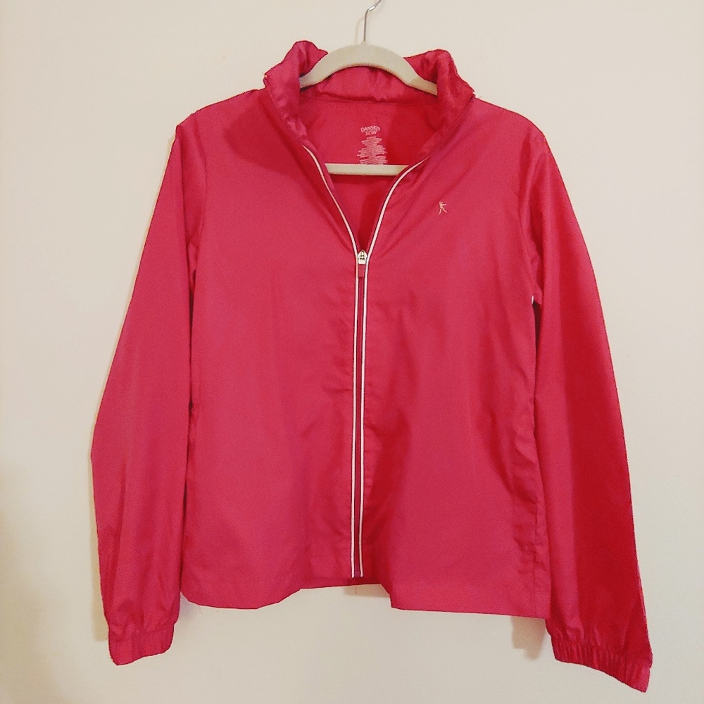 Water Resistant Pink Wind Breaker